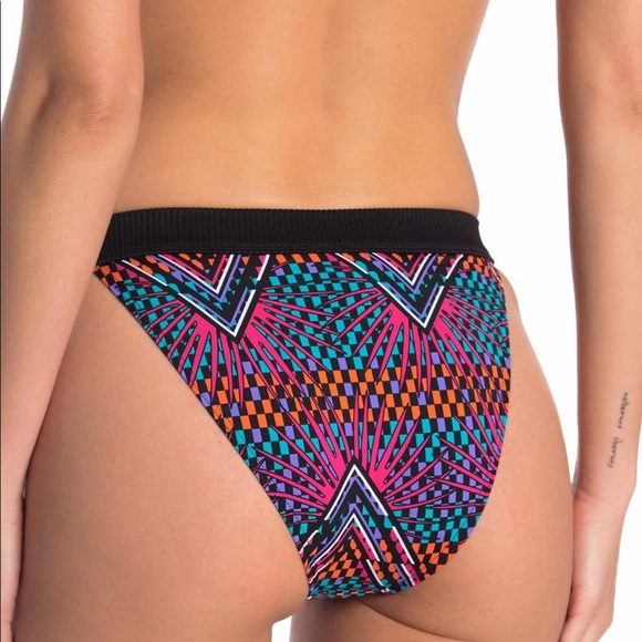 Tart Riley Bikini Bottoms in Chevron - Picture 2 of 3